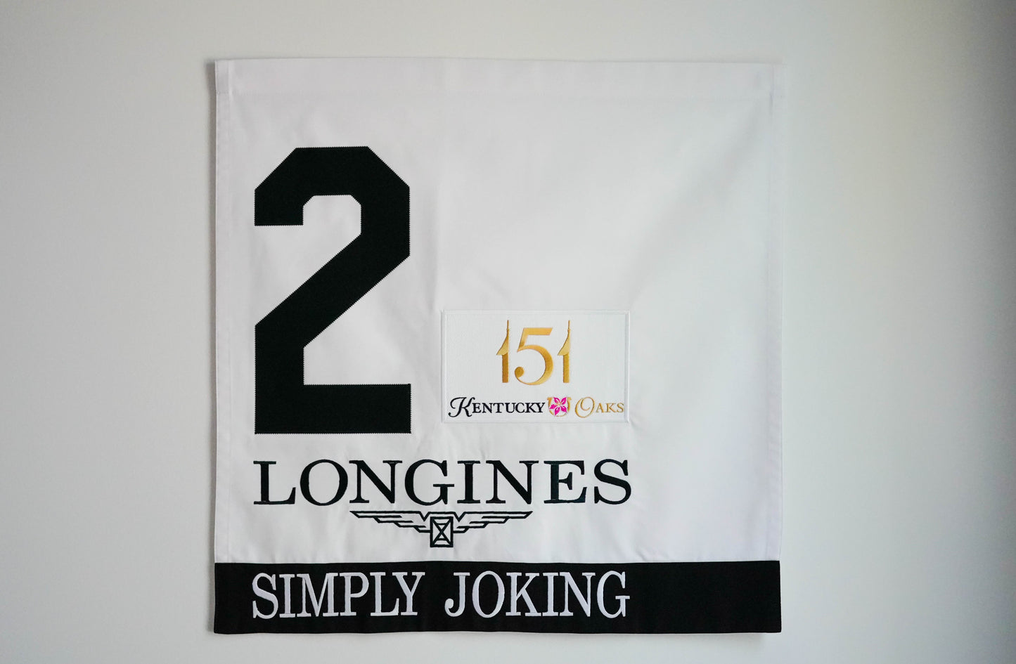 Simply Joking | 2025 Kentucky Oaks Saddle Cloth Replica