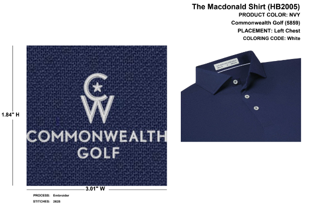 Holderness & Bourne CW Golf Shirt