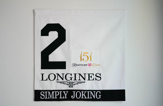 Simply Joking | 2025 Kentucky Oaks Saddle Cloth Replica